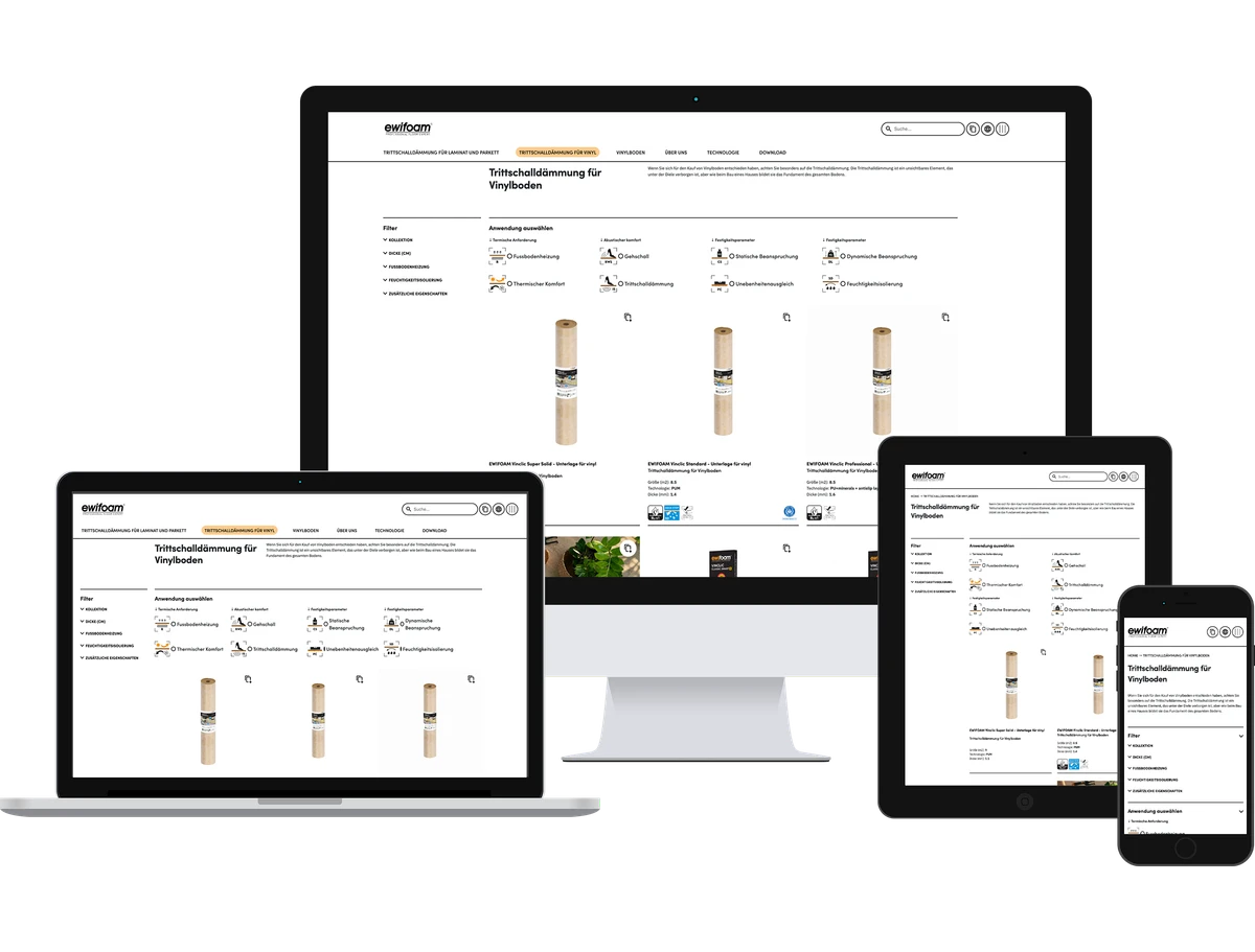 Ewifoam Ewifoam - responsywny produkty