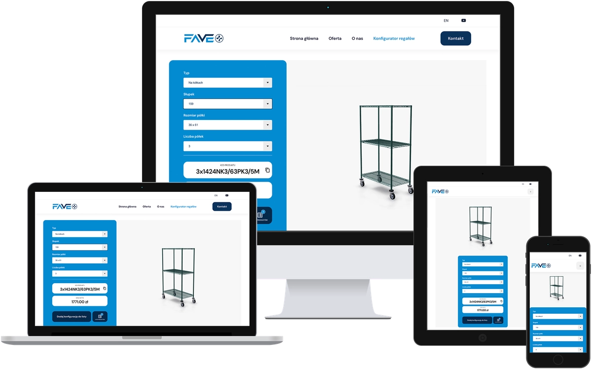 Fave Fave - konfigurator responsive Fave Fave - konfigurator responsive