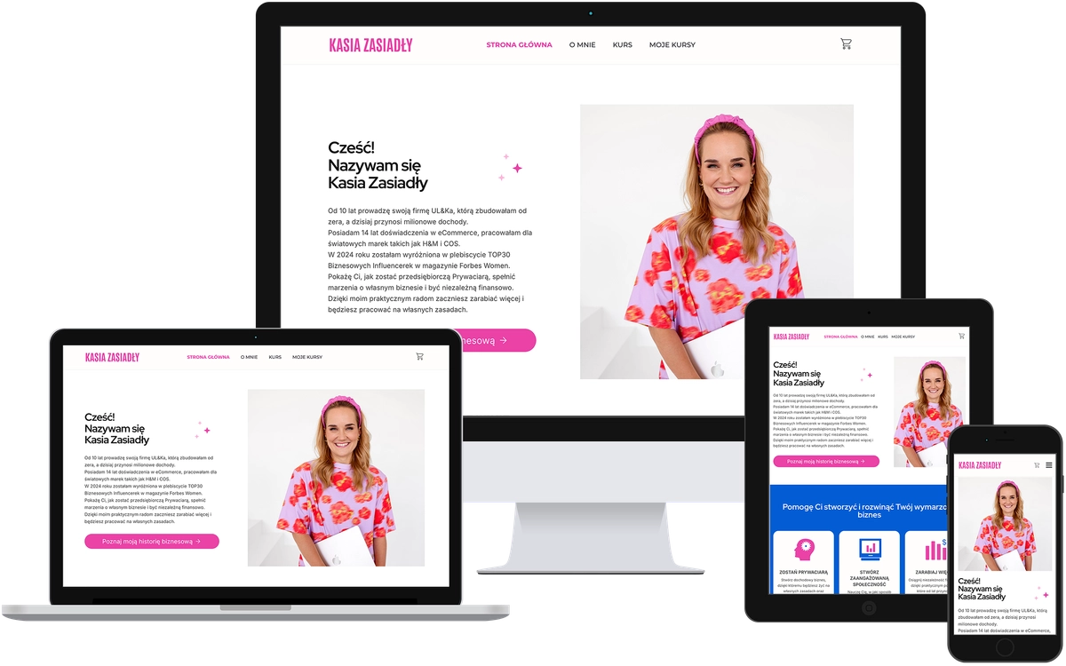 Kasia Zasiadły responsive home Kasia Zasiadły responsive home