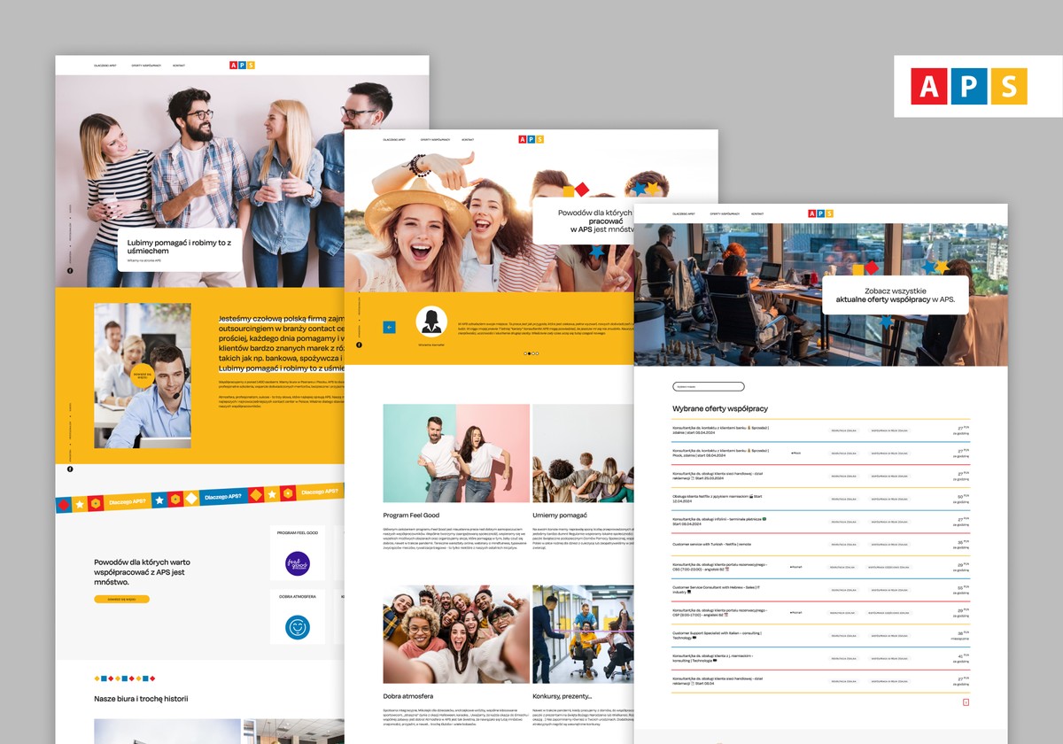 Dedicated website for APServices – a leader in call center outsourcing ...