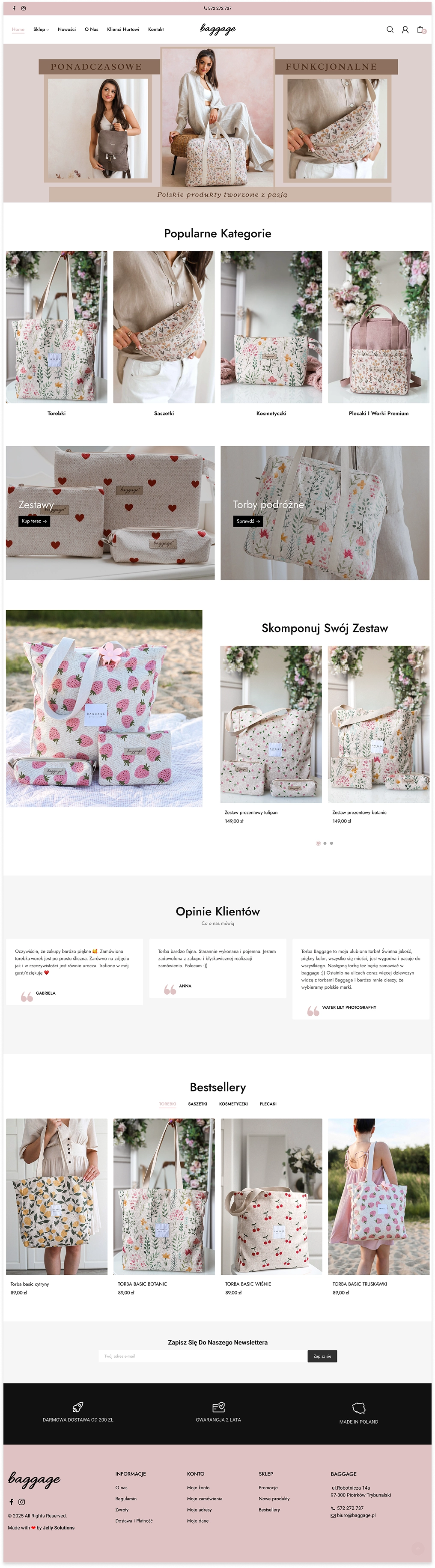 Baggage mainpage