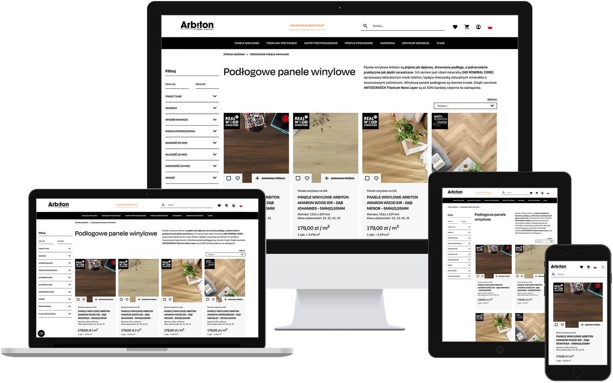 Arbiton products responsive